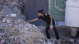 Young Gazan girl shares story of tragic childhood in war-torn enclave