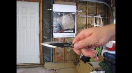 Knife thrower gets stroppy after failing to stick any knives in target