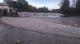 After the Storm: River Traun Swells with Massive Water Flow