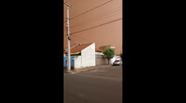 Sandstorm Covers Brazilian Skies