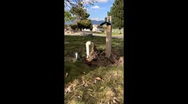 Unexpected muddy water gushes from irrigation pipes in West Mountain, Utah