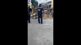 Collapsed Hole in Front of Wachira Hospital