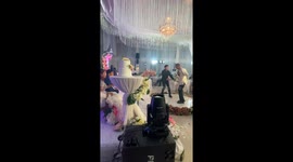 Disabled father battles through intense shaking to give speech at daughter's wedding