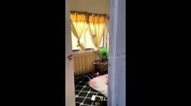 Family huddle in prayer as Philippines earthquake shakes their home