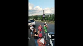 Piggatan Bridge collapses in Alcala, Cagayan, Philippines