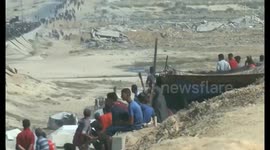 Central Gaza After Ceasefire and Hostage Deal Ratified