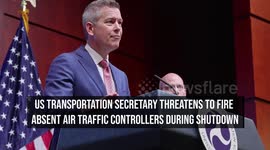 US Transportation Secretary Threatens To Fire Absent Air Traffic Controllers During Shutdown