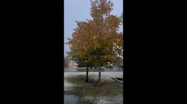 Canada: First Snow of Season Reported in Southern Alberta