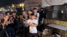 Palestinians celebrate in Gaza after US announces cease-fire plan approval