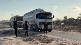 Tankers carrying gas, fuel enter Gaza Strip after months of Israeli embargo