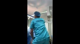 Brave nurses shield patient on operating table as earthquake strikes