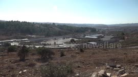 Tight security as prisoner exchange at Ofer Military Prison in Ramallah