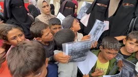 Demonstration held in Gaza to show solidarity with detained Palestinians in Israel