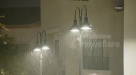 US, Los Angeles: Porter Ranch Rain