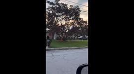 Giant Chucky Halloween decoration spotted in New York, USA