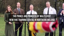 The Prince and Princess of Wales Visit New Fire Training Centre in Northern Ireland