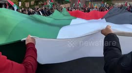 Italy: Thousands march in Udine to protest Israel ahead of World Cup Qualifier, several arrested