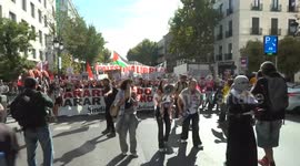 Spain: Spanish workers, students rally in support of Palestine