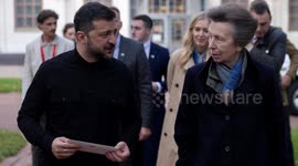 UNCAPTIONED: Princess Anne Visits Ukraine To Support Children Traumatised By War