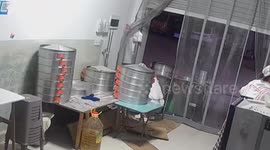 Quick-thinking woman uses oil bucket to save husband from electric shock