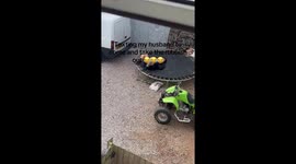 'Take the rubbish out' - wife pranks husband from inside bin bag in viral TikTok with 226.5k views