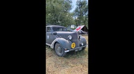 WW2 British Vehicle Humber Super Snipe - Details of a Vintage Historic Vehicle