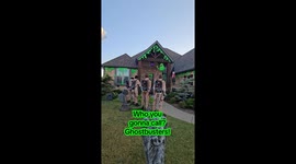 US homeowner showcases impressive Ghostbusters display for Halloween
