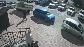 Child injured after being struck by reversing car in Chigiri, Russia