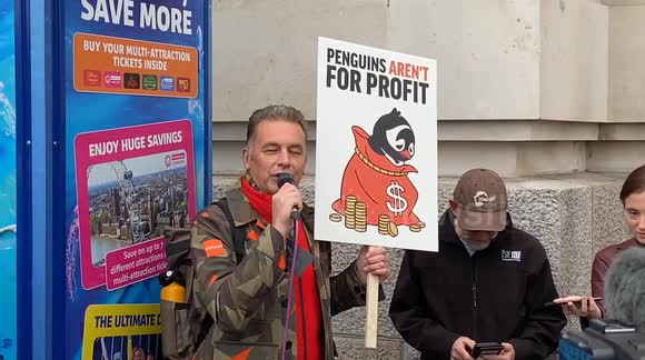 Chris Packham calls for the release of penguins imprisoned at Sea Life London