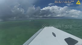 US: Miami-Dade Deputies Rescue Loggerhead Turtle Entangled In Crab Trap Line