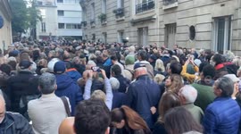 France: Supporter rally outside Sarkozy's home ahead of imprisonment in Paris