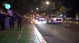 Israel: Israeli Police Escort the Coffin of Fallen Hostage from Kisufim to Abu Kabir
