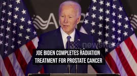 Joe Biden Completes Radiation Treatment For Prostate Cancer