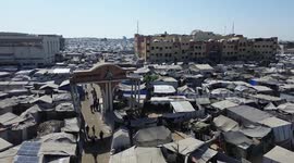 War-damaged Al-Aqsa University becomes shelter for displaced Palestinians