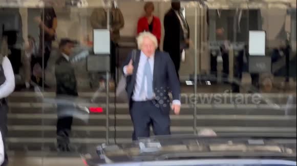 Boris Johnson leaves Covid 19 Inquiry