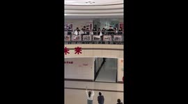 Campus handmade parachute competition Heilongjiang, China