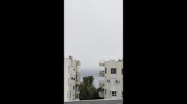 Resident captures moment lightning strikes ocean near vessel off Turkey's coast