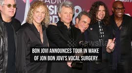 Bon Jovi announces tour in wake of Jon Bon Jovi's vocal surgery