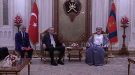 Turkish President Erdogan meets Omani Sultan Haitham bin Tariq in Muscat