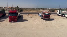 Egypt: Hundreds of aid trucks stuck in Egypt as Israel delays reopening of Rafah crossing