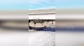 US: Overpass Destroyed After Oversized Truck Strike Shuts Down I-90 Near Cle Elum