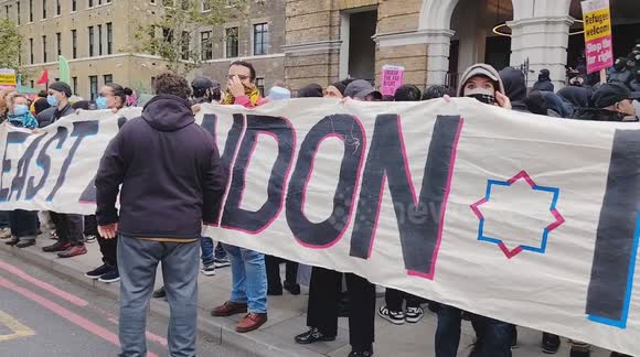 Tower Hamlets Unity demonstrates unity in alleging UKIP of Islamophobia in London, UK