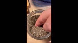 Chi-chi-chia baby! Creator's doll-head chia garden sprouts 26M Instagram views