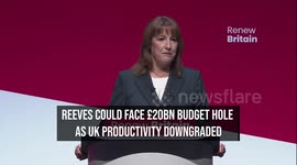 Reeves Could Face £20bn Budget Hole As UK Productivity Downgraded