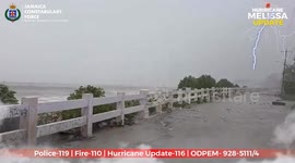 Jamaica: Hurricane Melissa hits Jamaica with winds estimated at 185 mph