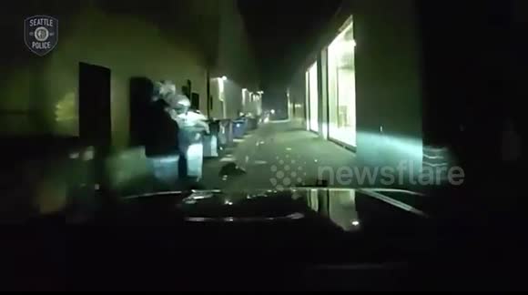 US: Man On Fire Rescued By Seattle Police In University District - Buy ...