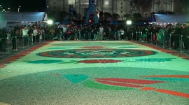 Massive Day of the Dead Offering transforms Mexico City's Zocalo square