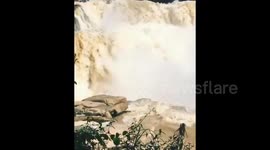 The Zongo waterfall, the magic of the power of water, in the Kongo-Central province/DRC