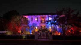 Magical Halloween-Decorated Houses Light Up Hollywood Nights