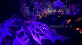 Magical Halloween-Decorated Houses Light Up Hollywood Nights